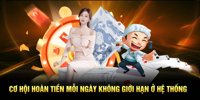 Cơ hội hoàn tiền mỗi ngày không giới hạn ở hệ thống